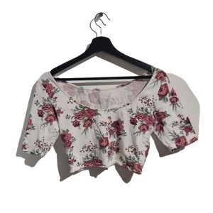 Floral crop top